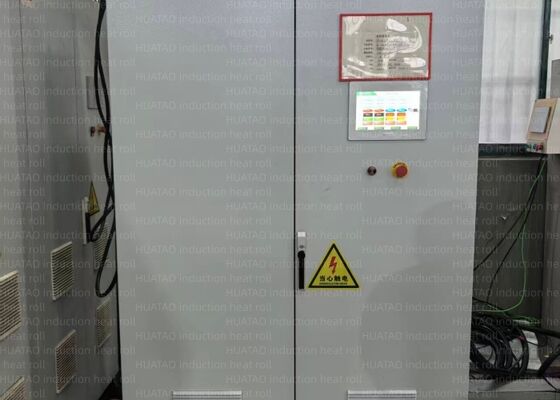 Pressione lineare da 200 a 300 psi Rullo di goffratura con cromatura dura Rullo di riscaldamento a induzione Placcatura con cromatura dura Velocità lineare massima 150 mm/min