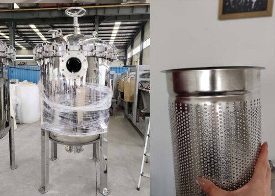 Alloggiamento del filtro SS Filtro multisacco da 5 micron per la filtrazione della vernice di rivestimento