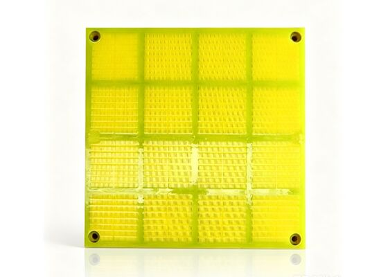 Piastra di setaccio flessibile in poliuretano per lo screening di minerali fini con vibrazioni efficienti