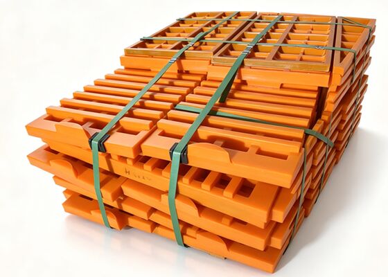 Schermo modulare in poliuretano resistente all'usura 500x500 mm per i compiti di dimensionamento del ponte minerario
