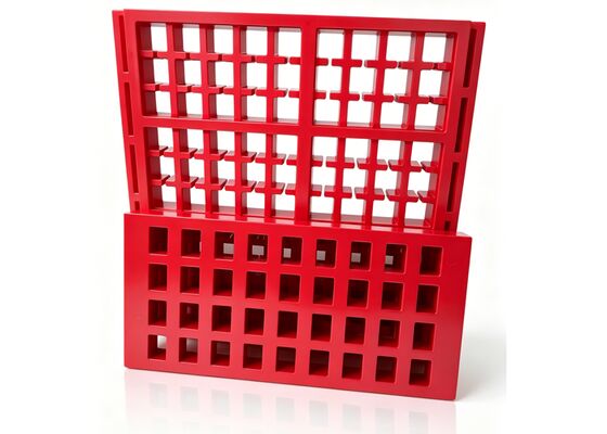 Matto di flusso di ripiegamento in poliuretano per sistemi di screening della biomassa e dei pezzi di legno