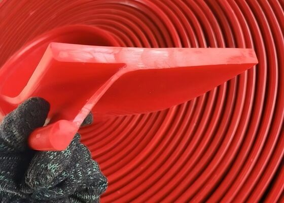 Conveyor belt Urethane Skirting Board Nero Colore Alta Tensile