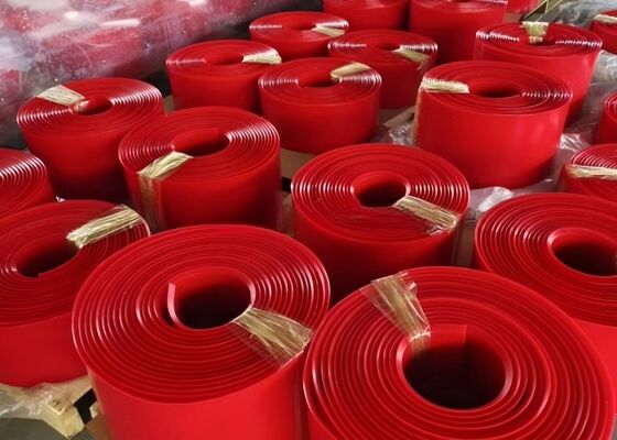 Cintura trasportatrice in poliuretano abito rosso Sistema di cintura di estrazione ad alta elasticità