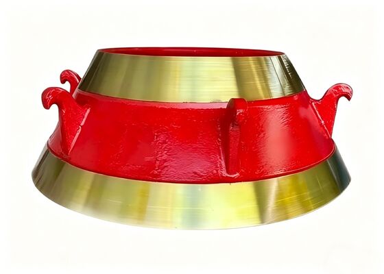 Crusher della mascella Piastra di ricambio della mascella Mn18Cr2 Materiale basso rumore Alta produzione di applicazioni minerarie
