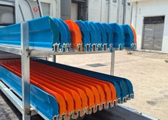Pulizzatore di nastro trasportatore in PU primario per la movimentazione di materiali sfusi Disegno resistente all'abrasione
