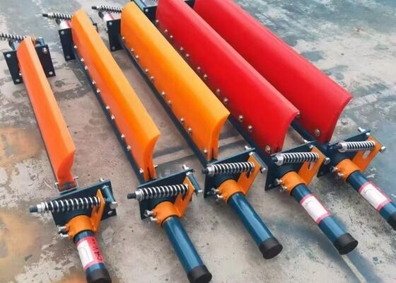 PU convogliatore a nastro raschiatore prima pulizia alta resistenza all'abrasione uso di materiale alla rinfusa