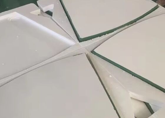 Piastra di filtro in ceramica, dimensione uniforme dei pori, apparecchiatura di separazione di fanghi ad alta precisione