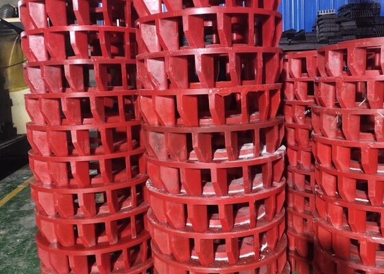 Parti di miscelazione di liquami gialli resistenti all'usura