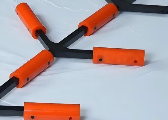 Aste di disostruzione a impatto pesante per la vagliatura di materiali appiccicosi