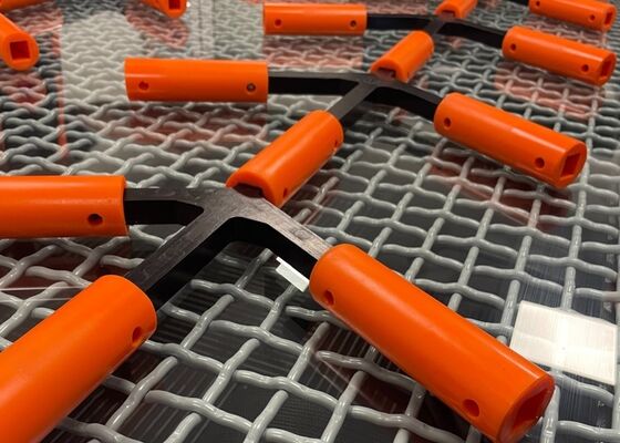 Stringhe di pulizia resistenti all'usura per gli impianti di screening delle cave