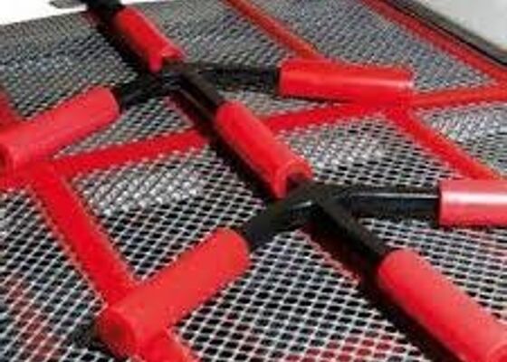 Barre di sblocco in poliuretano per apparecchiature di screening delle miniere
