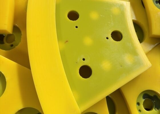 Classificatore a spirale PU Flights Alta resistenza all'usura Parti di lavorazione del minerale