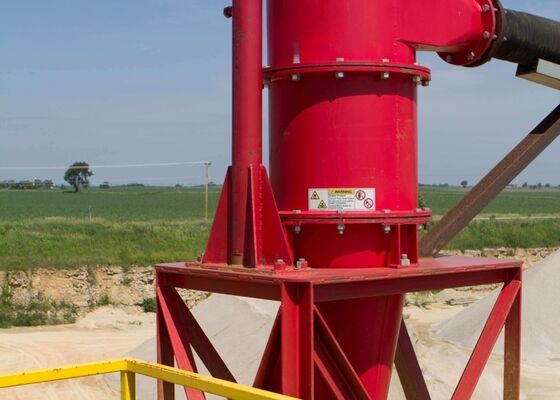 Separatore di idrociclo miniero 250 mm Ciclone PU per impianto di classificazione di macinazione del minerale di ferro