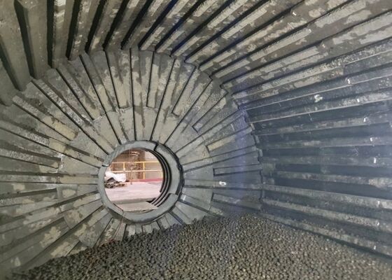 Rivestimenti in gomma resistenti all'abrasione per mulini a sfere con lunga durata di vita e superficie trattata termicamente