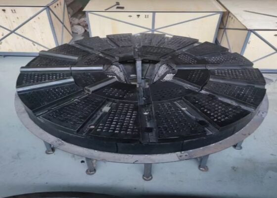 Rivestimenti per mulini in gomma resistenti all'abrasione per mulini a sfere con lunga durata di vita e resistenza alle temperature fino a 120 °C