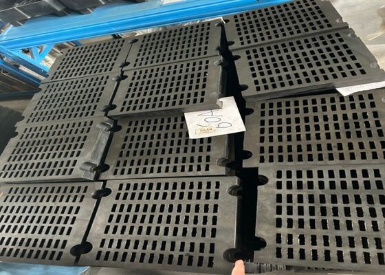 Attrezzature minerarie Deck di schermo in gomma con durata di utilizzo prolungata