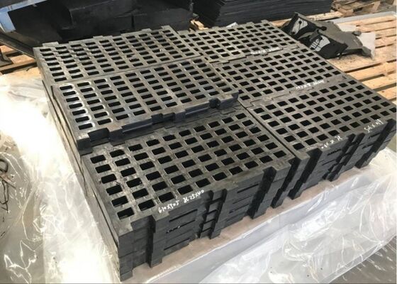 Superficie di vagliatura in gomma resistente per impianti di lavorazione dei minerali
