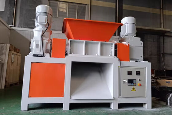 40 - 80 mm di uscita Double Shaft Shredder con schermo mesh