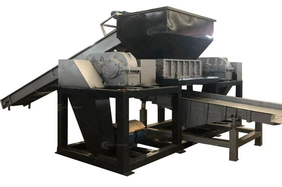 Trituratore a doppio motore da 30 kW×2 per il trattamento dei rifiuti solidi urbani