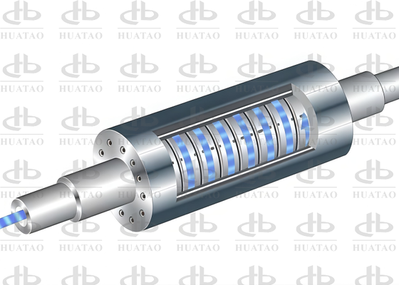 Rullo riscaldante a induzione a risparmio energetico con riscaldamento uniforme per pellicole ottiche e parti di batterie al litio