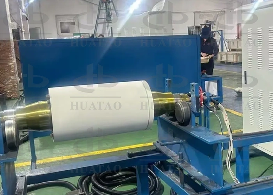 Rullo riscaldante a induzione a temperatura costante con rilevamento intelligente per lavori con film estensibile e laminazione solare
