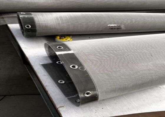 Rotex Screen di ricambio in acciaio inossidabile 304 nero PU-stripe compatibile con i prodotti alimentari