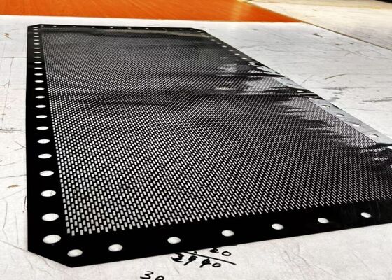 Schermo con gommino industriale HUATAO in acciaio inossidabile 304L con bordo piegato resistente alle alte temperature