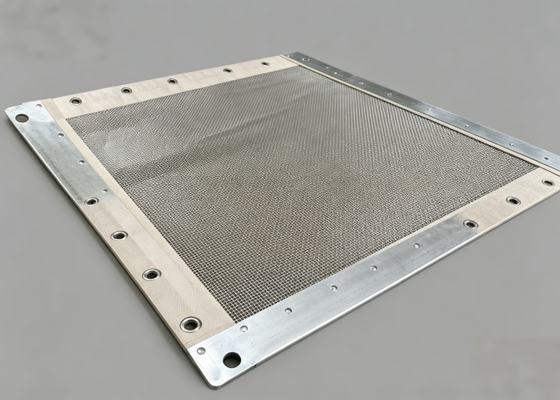 HUATAO 316L Grommet Screen Nero PU-stripe resistente alle sostanze chimiche per separatori Rotex