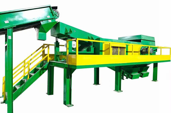 Separatore industriale a correnti parassite per linea di frantumazione RAEE con dimensioni delle particelle di 1-40 mm