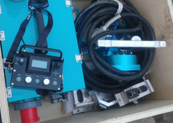 Sega a muro elettrica da 26 kW per il taglio rapido e preciso del muro di cemento