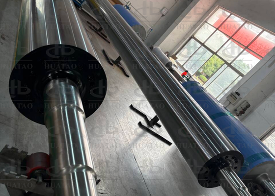 Bopp Bopet Film Balance G2.5 Rullo di raffreddamento Q345B Sistema di flusso Canali temporali a lunga durata tra tubo interno ed esterno separati con spirali principali saldate