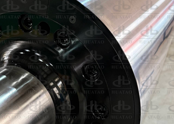 Q345B Sistema di flusso Canali temporali a lunga durata tra tubo interno ed esterno separati con spirali principali saldate Rullo di raffreddamento Bopp Bopet Film Balance G2.5