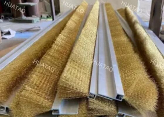 Stampa continua per la pulizia della cintura in acciaio, filamento di nylon ad alta temperatura, lunghezza personalizzata per la linea di pannelli di legno
