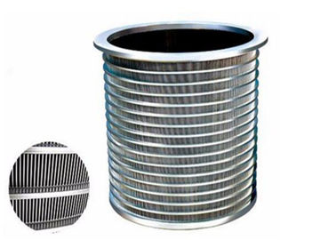 Canestro materiale dello schermo di cavo del cuneo degli ss 304 con la scanalatura di 0.1mm per la selezione della polpa
