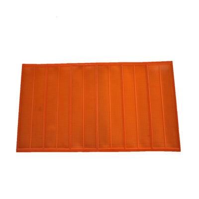 0.075mm Aperture Abrasion Resistant Anti-Blinding Polyurethane Fine Screen Mesh per lo screening delle miniere