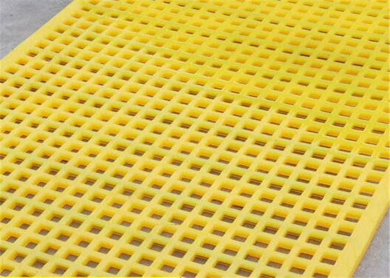 Varie dimensioni del pannello Rete modulare in poliuretano con telaio in acciaio integrato per lavaggio del carbone