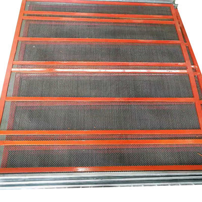 12.5mm Aperture Heavy Duty Corrosion Resistant Self-Clean Mesh Tension Screen per l'estrazione mineraria