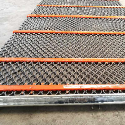Rete Autopulente in Poliuretano di Forma Rettangolare con Apertura Minima di 3mm per Miniere e Cave