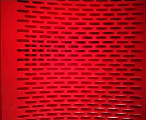 Alta resistenza all'abrasione che preme lo schermo materiale di flusso di vibrazione del poliuretano per lo schermo del carbone