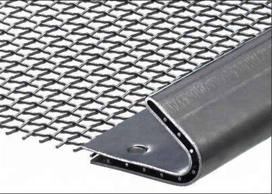 Maglie di filo tessuto di acciaio con elevata resistenza alla trazione, resistenza all'abrasione e vari tipi di tessitura per miniere