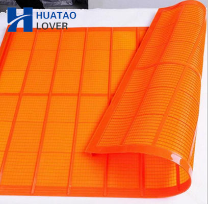Industria mineraria e del carbone Poliuretano Vibrating Screen Mesh con resistenza all'usura, resistenza alla corrosione e lunga durata