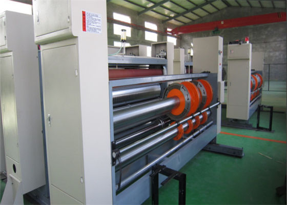stampante a colori a catena dell'alimentazione due di 1450x2600mm Slotter Machine